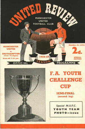 Youth Cup programme of April 1957